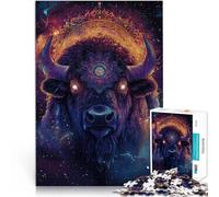 2000 Piece Jigsaw Puzzles for Adults “Starry Sky Cow” Made of cardboard,for 14+ Fun games Offered as gifts for the whole family。size:70x100cm/27.5x39.3inch