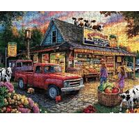 2000 Piece Jigsaw Puzzles for Adults, summer Fruit shop Wooden Puzzle Hard Difficult Challenging Puzzle, jigsaw Puzzle 39.2 x 27.8 inches, Stress Relief Wall Decor, Educational Games, Gifts w0-871