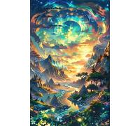 2000 Piece Jigsaw Puzzles for Adults Sunrise River Jungle Challenging Puzzle Educational Games Puzzle for Adults 2000 Pieces Family Game Great Gift Idea, 39.4 x 27.6 inch