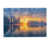 2000 Piece Jigsaw Puzzles for Adults, Sunset Jigsaw Puzzles for Adults 2000 Piece, City Puzzle Challenging Game for the Whole Families, Classic Wooden Jigsaws Suitable for Home Decoration, Gifts -2639