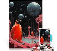 2000 Piece Jigsaw Puzzles for Adults teenagers bird in planet Made of cardboard Suitable for people aged 14 and above Toys Educational Games Antistress Gift of works of art。size:70x100cm