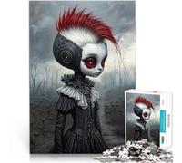 2000 piece jigsaw puzzles for adults & teenagers Doll in the dark forest Made of cardboard Suitable for ages 14 and up Hands-on Game gifts for friends and family。size：70x100cm/27.5x39.3inch