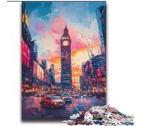 2000 Piece Jigsaw Puzzles for Adults & Teens Big Ben in London Educational Family Game Is Ideal As Gifts for The Whole Family for 14+ 70x100cm