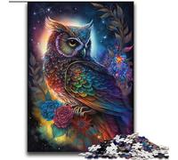2000 Piece Jigsaw Puzzles for Adults & Teens Color Owl Challenging Game And Family Play A Work of Art for Age 14 70x100cm