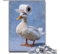 2000 Piece Jigsaw Puzzles for Adults & Teens Duck And Toilet Paper Challenging Game And Family Play A Work of Art for Age 14 70x100cm