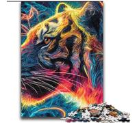 2000 Piece Jigsaw Puzzles for Adults & Teens Mysterious Tiger for Ages 14 And over Fun Games Fun Activities at Home, Birthday Gifts, Travel Gifts 70x100cm