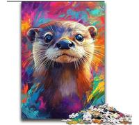 2000 Piece Jigsaw Puzzles for Adults & Teens Otter Baby Artistic Wall Decor & Birthday Gift Idea for Friends, Home Office 70x100cm