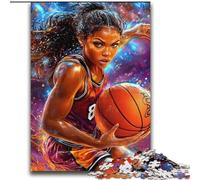 2000 Piece Jigsaw Puzzles for Adults & Teens Sports Basketball Stress Reliever Difficult Challenge Every Piece Is Unique - Challenging Family Fun Game 70x100cm