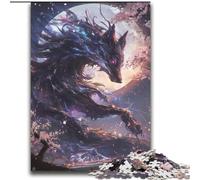 2000 Piece Jigsaw Puzzles for Adults & Teens Wolf Cherry Blossom Educational Games Home Decoration Birthday Present, Gifts for Age 14+ 70x100cm