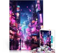 2000 Piece Jigsaw Puzzles for Adults Tokyo Sakura Spielzeug-Intellektuelles Spiel mit passendem Poster und Quizblatt70x100cm