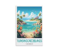 2000 Piece Jigsaw Puzzles for Adults,Turks And Caicos Islands Caribbean Jigsaws Puzzles 2000 Pieces Teens Kids Jigsaw Entertainment Toys Brain Challenge Puzzle 100x70cm