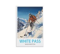 2000 piece jigsaw puzzles for adults，White Pass Washington paper Puzzle Jigsaw Puzzle Artwork Intellective Educational Toys Gifts 100x70cm