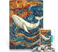 2000 Piece Jigsaw Puzzles for Adults White Whale Gustav Style Schwierig Schwer einzigartiges Herausforderungsspiel70x100cm