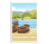 2000 piece jigsaw puzzles for adults，Windermere Lake District Swim Jigsaw Puzzles 2000 Pieces for Adults Painting Puzzle 2000 Pieces DIY Challenging Puzzles for Adults 100x70cm