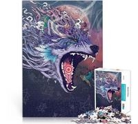 2000 Piece Jigsaw Puzzles for Adults Wolf Soul Lernspiel-Herausforderungsspielzeug Geburtstagsgeschenk, Geschenke, Wandkunst70x100cm