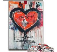 2000 Piece Jigsaw Puzzles for Teenagers Basquiat-style Heart Learning Educational Toys Unique Home Decor And Gifts for 14+ 70x100cm