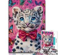 2000 Piece Jigsaw Puzzles for Teenagers Black And White Leopard,Toys Educational Games Stress Relieving Artists Collection,Fine Art 70x100cm