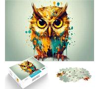 2000 Piece Jigsaw Puzzles for teenagers Cartoon style of owl Hands-on-Spiel Verbessern Sie das Gedächtnis70x100cm