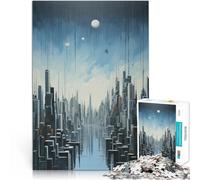 2000 Piece Jigsaw Puzzles for teenagers City skyline artwork Analysis and logic 70x100cm unique challenge game for ages 14+