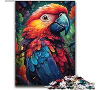 2000 Piece Jigsaw Puzzles for Teenagers Colorful Painting Animal Parrot Brain Teaser Game Wall Decoration Unique Birthday And Xmas Gifts 70x100cm
