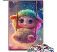 2000 Piece Jigsaw Puzzles for Teenagers Colourful Cosmic Sheep Baby Challenging To Complete But Fun And Humorous with Matching Poster And Trivia Sheet 70x100cm