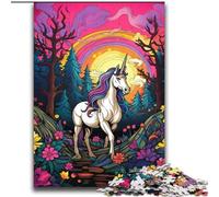 2000 Piece Jigsaw Puzzles for Teenagers Colourful Unicorns Family Fun Fun at Home Activities, Birthday Present,Travel Gifts, for And 14 Years Old 70x100cm
