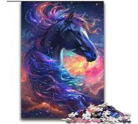 2000 Piece Jigsaw Puzzles for Teenagers Dreamy Purple Horse Family Fun Fun at Home Activities, Birthday Present,Travel Gifts, for And 14 Years Old 70x100cm
