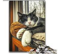 2000 Piece Jigsaw Puzzles for Teenagers Farm Cat Staycation Kill Time with Fully Interlocking Randomly Shaped Pieces 70x100cm