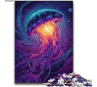 2000 Piece Jigsaw Puzzles for Teenagers Galaxy Jellyfish Challenging To Complete But Fun And Humorous with Matching Poster And Trivia Sheet 70x100cm