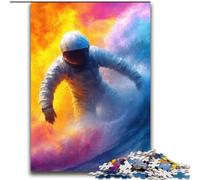 2000 Piece Jigsaw Puzzles for Teenagers Gifts Astronaut Space Surfing for Educational Game Challenge Toy Artists Collection, Fine Art 70x100cm