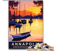 2000 Piece Jigsaw Puzzles for Teenagers Gifts Boats on Chesapeake Bay, Game Toys Every Piece Is Unique - Challenging Family Fun Game for for Age 14 70x100cm