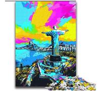 2000 Piece Jigsaw Puzzles for Teenagers Gifts Christ The Redeemer for Educational Game Challenge Toy Artists Collection, Fine Art 70x100cm