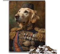 2000 Piece Jigsaw Puzzles for Teenagers Gifts Colonel Golden Retriever for Educational Game Challenge Toy Artists Collection, Fine Art 70x100cm