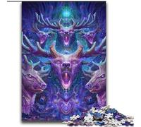 2000 Piece Jigsaw Puzzles for Teenagers Gifts Fantasy Deer for Educational Game Challenge Toy Artists Collection, Fine Art 70x100cm
