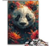 2000 Piece Jigsaw Puzzles for Teenagers Gifts Panda in Flower for Ages 14 And over For Family Fun & Game Night Gift Toys 70x100cm