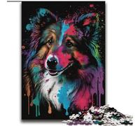 2000 Piece Jigsaw Puzzles for Teenagers Gifts Shetland Sheepdog Colourful for Ages 14 And over For Family Fun & Game Night Gift Toys 70x100cm