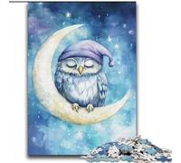 2000 Piece Jigsaw Puzzles for Teenagers Gifts Sleeping Owl Educational Games Home Decoration for Is Ideal As A Gift for The Whole Family 70x100cm
