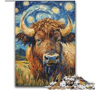 2000 Piece Jigsaw Puzzles for Teenagers Gifts Watercolor Yak Educational Games Home Decoration for Is Ideal As A Gift for The Whole Family 70x100cm