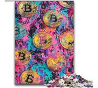 2000 Piece Jigsaw Puzzles for Teenagers Graffiti Bitcoin Help The Brain Exercise Addictive Toys to Cultivate Patience Perfect Decoration 70x100cm