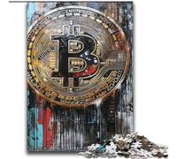 2000 Piece Jigsaw Puzzles for Teenagers Graffiti Bitcoin Help The Brain Exercise Addictive Toys to Cultivate Patience Perfect Decoration 70x100cm