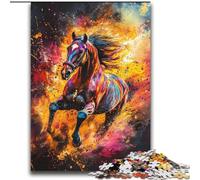 2000 Piece Jigsaw Puzzles for Teenagers Graffiti Horse Help The Brain Exercise Addictive Toys to Cultivate Patience Perfect Decoration 70x100cm