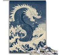 2000 Piece Jigsaw Puzzles for Teenagers Japanese Wave Dragon Decompressing Intellectual Educational Toy Secret Santa Gifts 70x100cm