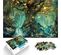 2000 Piece Jigsaw Puzzles for teenagers Jigsaw Dimlight Forest Hands-on-Spiel Wunschliste mit dem Weihnachtsmann70x100cm