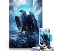 2000 Piece Jigsaw Puzzles for teenagers Jigsaw Frozen Eagle in Ice World Für Familienspaß Perfekte Dekoration70x100cm