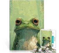 2000 Piece Jigsaw Puzzles for teenagers Jigsaw Green Gaze Frog Quizspiel Jedes Stück ist einzigartig Anspruchsvolles Familienspiel70x100cm