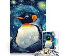 2000 Piece Jigsaw Puzzles for teenagers Jigsaw Penguin Starry Night Familienaktivität Geschenk zum Geburtstag70x100cm