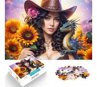2000 Piece Jigsaw Puzzles for teenagers Jigsaw Sunflower Realm Präzisionsschnitt Geburtstagsgeschenk, Geschenke70x100cm
