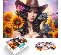 2000 Piece Jigsaw Puzzles for teenagers Jigsaw Sunflower Realm Präzisionsschnitt Geburtstagsgeschenk, Geschenke70x100cm