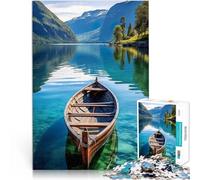2000 Piece Jigsaw Puzzles for teenagers Jigsaw Travel to Norway Familienspaß mit passendem Poster und Quizblatt70x100cm
