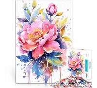 2000 Piece Jigsaw Puzzles for teenagers Jigsaw Watercolor Flowers Vintage DIY-Spielzeug Geburtstagsgeschenke70x100cm